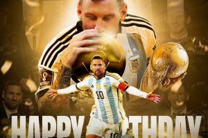 ??【祝福帖】梅西今天迎來38歲生日！來送上你的祝福