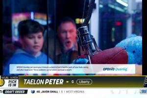 記住他??！步行者54號(hào)秀泰倫-皮特 又一名在廣告期間被選中球員