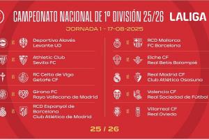 西甲賽程公布：首輪巴薩客戰(zhàn)馬洛卡，皇馬vs奧薩蘇納