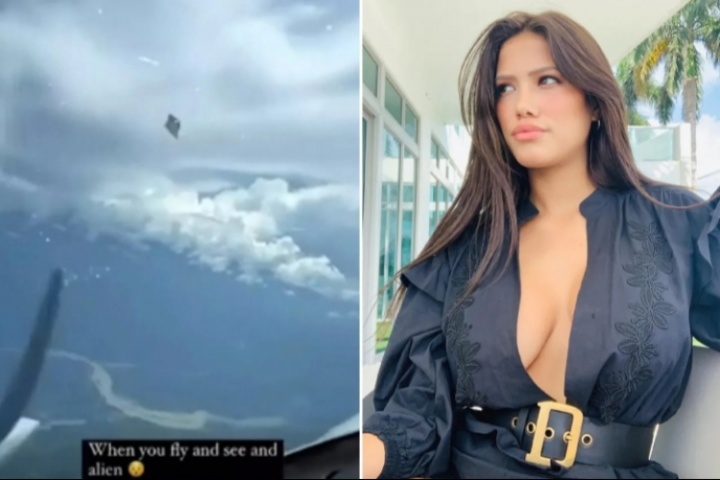太陽報：菲利克斯女友在飛機上拍到UFO，以驚人速度略過飛機