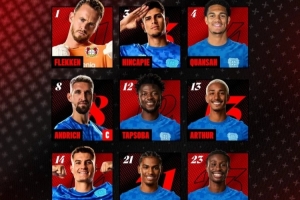 滕帥正式比賽首戰(zhàn)，藥廠德國杯首發(fā)：寬薩、?？?、安德里希出戰(zhàn)