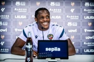 艾永：萊萬特是對我最好的選擇，這里能讓我為球隊的成長做出貢獻