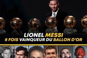追平梅西！法國球員已8次獲得金球獎(jiǎng)，追平阿根廷金球獎(jiǎng)數(shù)量