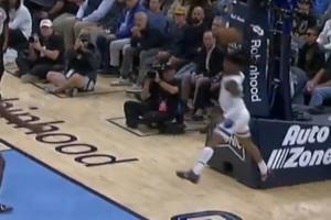 投……投名狀？??莫蘭特救球“助攻”杜蘭特絲滑三大步暴扣！