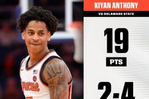 虎父無犬子~甜瓜兒子大學(xué)第一次先發(fā)出場(chǎng) 11中8砍19分3板4助0失誤