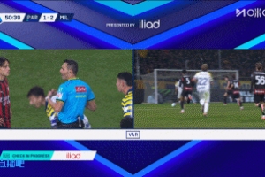 里奇禁區(qū)內(nèi)疑似有手球情況，裁判在VAR介入查看后沒給點(diǎn)球