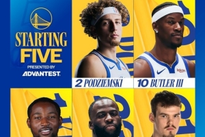 庫里缺陣！勇士vs步行者首發(fā)：波杰姆/巴特勒/庫明加/追夢/波斯特