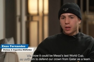 恩佐：明年可能是梅西的最后一屆世界杯 我夢(mèng)想成為阿根廷隊(duì)長