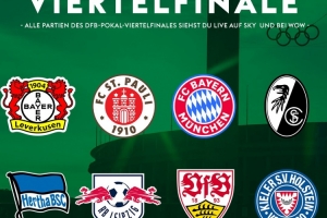 德國(guó)杯8強(qiáng)出爐：拜仁、勒沃庫森、斯圖加特、弗賴堡、萊比錫在列