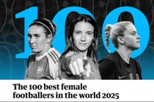 衛(wèi)報(bào)評2025女足百大球星：邦馬蒂、卡爾登泰、魯索前三