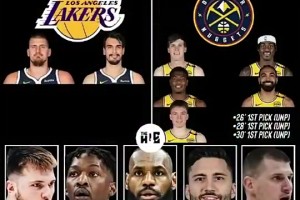 難道這是Shams說的即將發(fā)生的大交易？??美媒設想：湖人出里夫斯等8人換約基奇