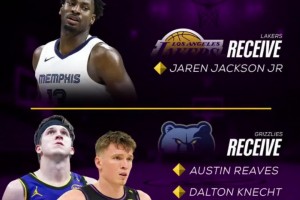 有說法？美媒給出方案：湖人得到JJJ，里夫斯+小克去灰熊