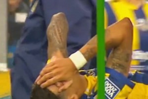 場上對副Goat是真狠啊！迪馬利亞回歸阿根廷首秀被踢傷退