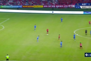 南通隊(duì)下半場搶開局，開場僅2分鐘便扳平比分