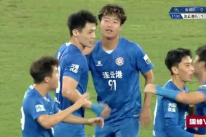 三分鐘火速扳平！揚(yáng)州隊(duì)胡志鋒精準(zhǔn)抽射攻破宿遷隊(duì)打門??