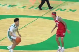 很默契！林葳和白人大個隊友打出配合，助攻后者輕松吃餅2+1！